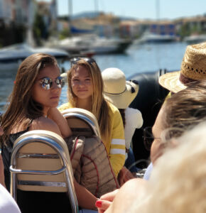 Départ pour une excursion bateau de saint tropez